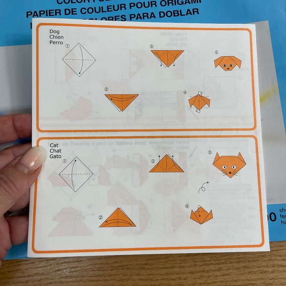 Origami Folding Paper Lot 600 + Sheets Art Crafts 9 3/4x 9 3/4” & 5 7/8”x 5 7/8” - Picture 5 of 7